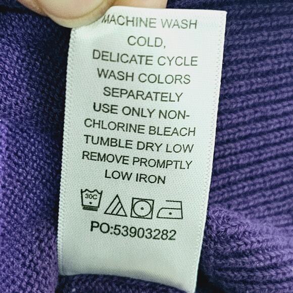 Woman Within Blessed Grandma Cardigan Sweater Women's Size L Embroidered Bling - Picture 6 of 6